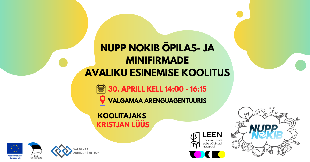 Avaliku esinemise koolitus