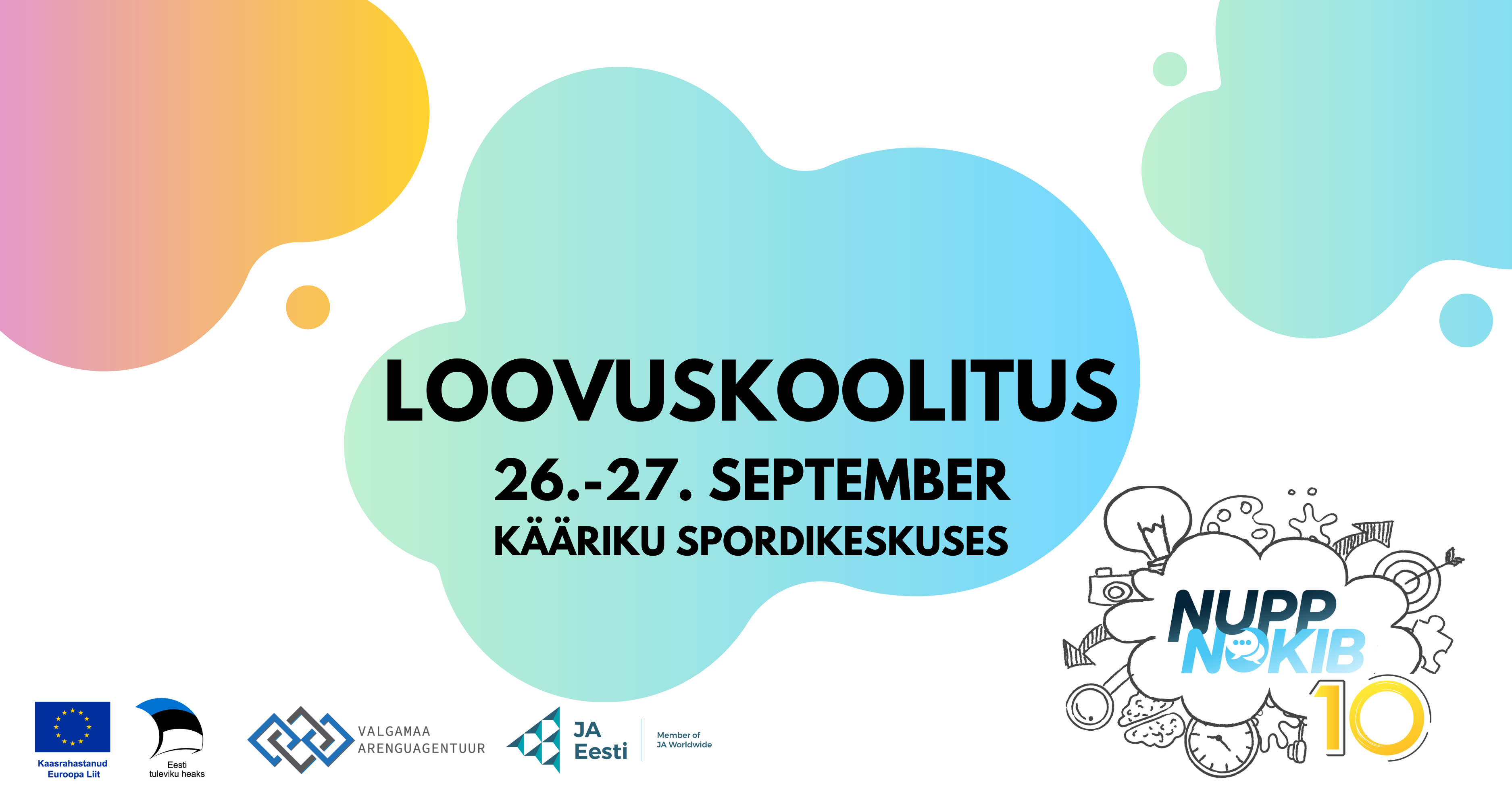 "Nupp Nokib" Loovuskoolitus 26.-27. septembril K&auml;&auml;rikul
