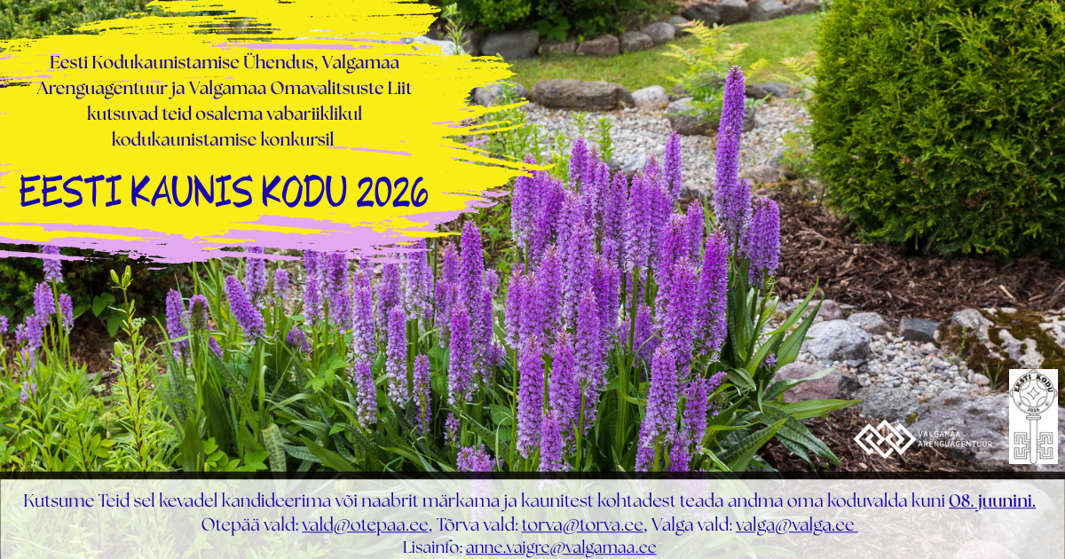 <strong>Kodukaunistamise konkurss &bdquo;Eesti kaunis kodu 2026&ldquo;</strong>