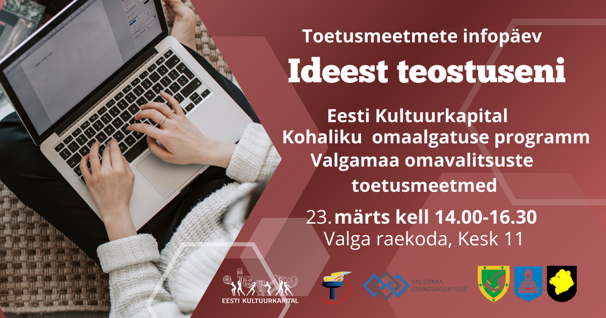 Toetusmeetmete infop&auml;ev &ldquo;Ideest teostuseni&rdquo;